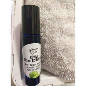 Uplifting Citrus Aromatherapy Roller: Energizing Essential Oil Blend, Handmade i